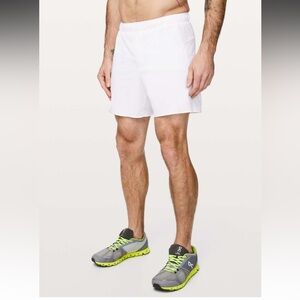 Men’s Lululemon Surge Short *Liner 6" White Sz‎ XXL M7AEZS